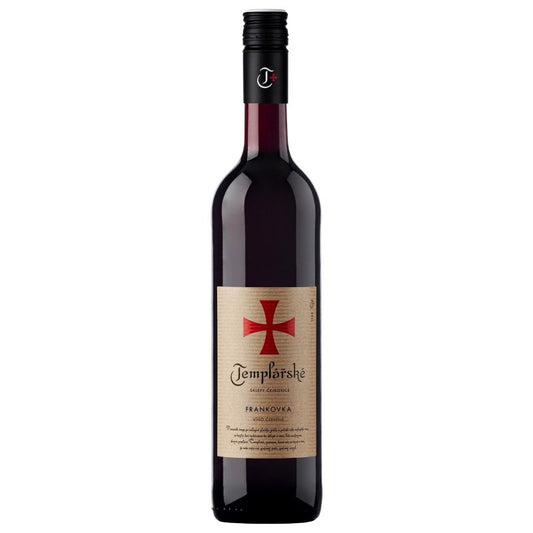 Víno Frankovka červené 0,75l Templářske sklepy